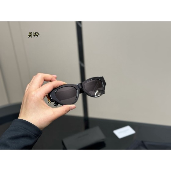 Saint Laurent Black Cat-Eye Sunglasses